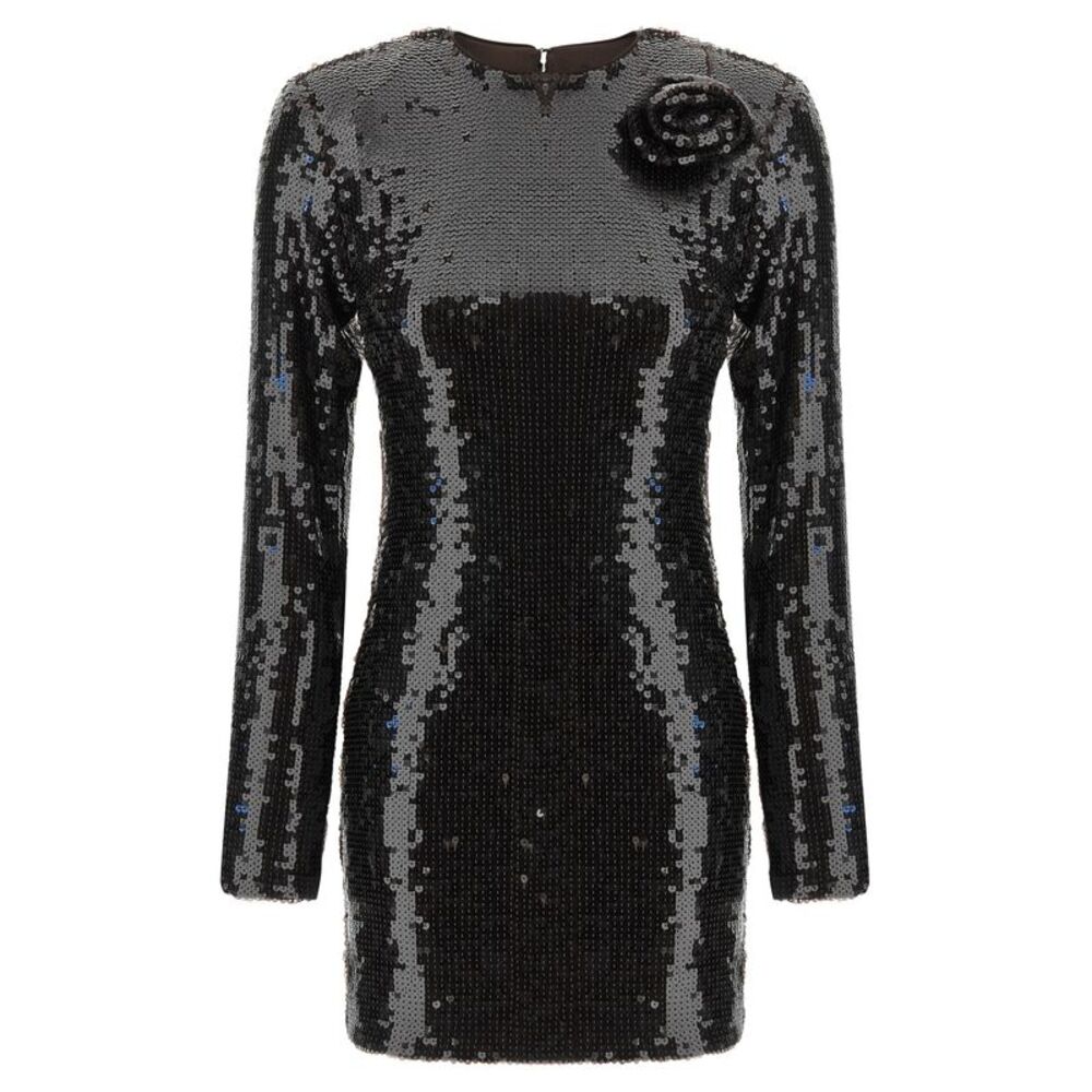 Rotate Birger Christensen Women Sequin Dress With Flower